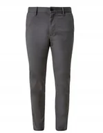 Spodnie męskie - Spodnie chinos męskie S.OLIVER slim fit, rozmiar 34/34, szare - miniaturka - grafika 1