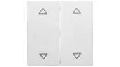 Wyłączniki światła i elektryczne - Berker Q.1/Q.3 klawisz podw strzałki 16446089 biał - miniaturka - grafika 1