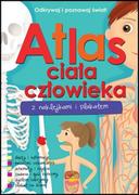 Książki edukacyjne - Atlas ciała człowieka z naklejkami i plakatem - miniaturka - grafika 1
