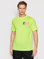 Koszulki męskie - Puma T-Shirt SWxP Graphic 533623 Żółty Regular Fit - miniaturka - grafika 1