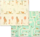 Maty piankowe - Babyono XPE mata piankowa 180x200cm dwustronna - miniaturka - grafika 1