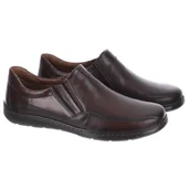 Półbuty męskie - Półbuty męskie Fabio PAL-982 Fw brąz 42 - miniaturka - grafika 1