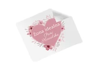 Akcesoria do okularów - Ściereczka personalizowana do okularów Żona idealna - 1 szt. - miniaturka - grafika 1