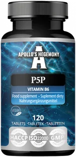 APOLLO'S HEGEMONY WITAMINA B6 P5P 120 TABLETEK - Witaminy i minerały - miniaturka - grafika 1