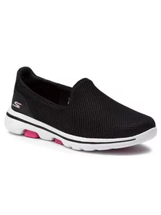 Skechers Półbuty Go Walk 5 15901/BKHP Czarny - Półbuty damskie - miniaturka - grafika 1