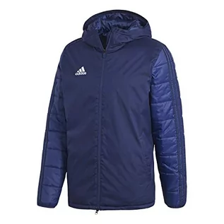 Kurtki męskie - Adidas Kurtka męska Jkt18 Wint Jkt Sport Jacket czarny ciemnoniebieski/biały S CV8271 - grafika 1