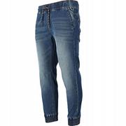 Spodnie męskie - Lahti Pro Joggery jeansowe spodnie męskie L40535 M - miniaturka - grafika 1