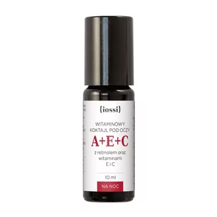 Iossi Iossi witaminowy koktajl pod oczy z wit A+E+C metalowa kulka 10ml - Serum do twarzy - miniaturka - grafika 1
