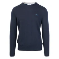 Swetry męskie - Męski Sweter GUESS VALENTINE LS CN BASIC SWTR M3YR00Z3052-G7V2 – Granatowy - miniaturka - grafika 1