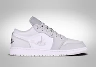 Koszykówka - Nike Air Jordan 1 Retro Low Se Gs White Camo - miniaturka - grafika 1