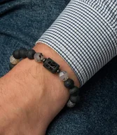 Bransolety męskie - Bransoletka męska z naturalnych kamieni zodiak STRZELEC - miniaturka - grafika 1