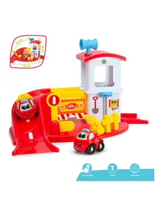 Dickie Toys Stacja zabawkowa "Felix Fire Station" - 12 m+ - Pociągi dla dzieci - miniaturka - grafika 1
