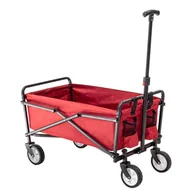 Wózki magazynowe - OGRODOWY WÓZEK TRANSPORTOWY W KOLORZE CZERWONYM - miniaturka - grafika 1