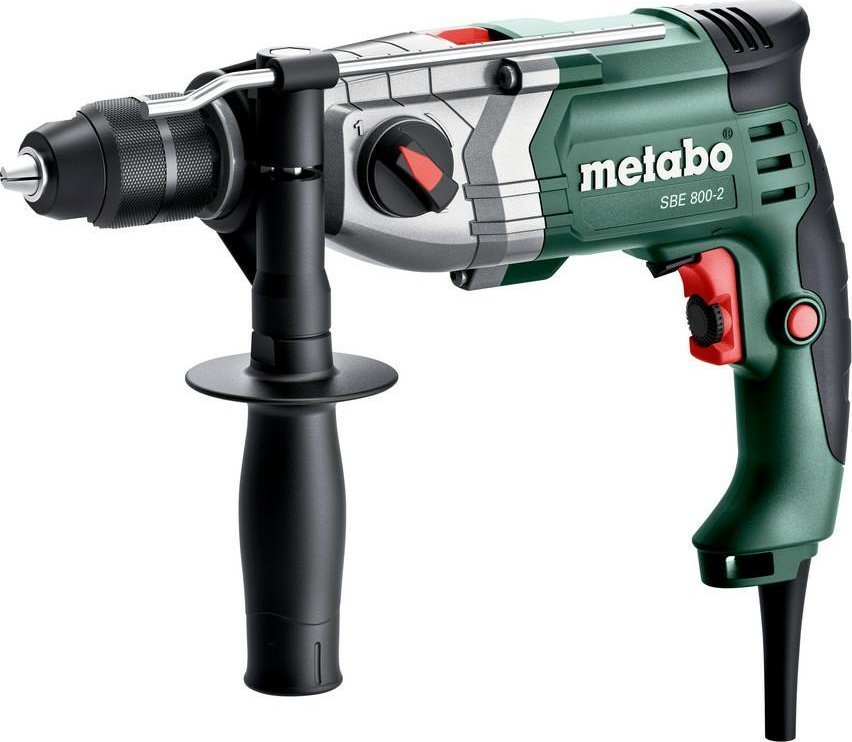 METABO.UD.SBE 800 DRILL, CASE, FUTURO PLUS HANDLE