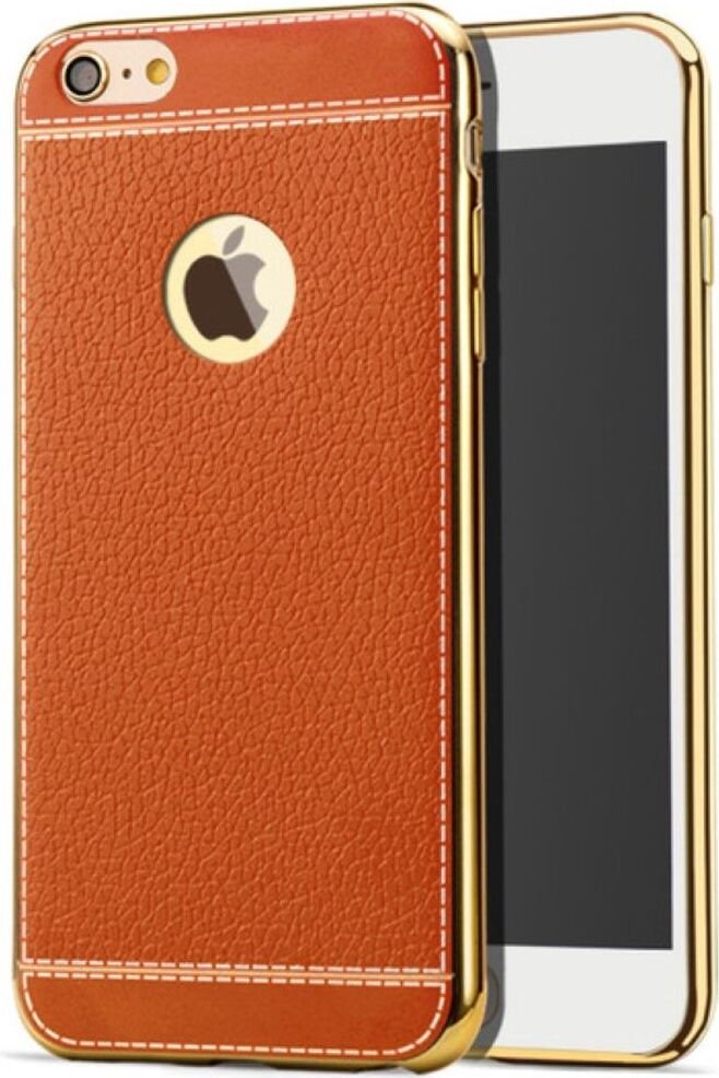 Etui na telefon komórkowy Apple iPhone 8 Protective Case Bumper Case Leatherette Brown