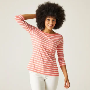 Regatta Damska bluzka 3/4 Bayletta Różowy, Cotton, Rozmiar: 34 - Bluzki damskie - miniaturka - grafika 1