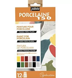 PEBEO Farby do Porcelany Pebeo Porcelaine 150 Exploration 12X20 ml 757472 - Farby i media malarskie - miniaturka - grafika 1