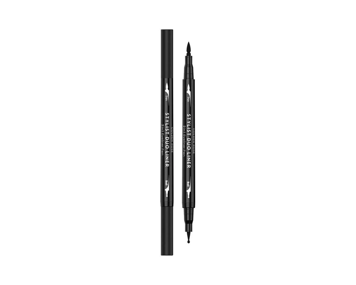 Golden Rose Stylist Duo Liner Eyeliner z Dwiema Końcówkami K-SDP-01