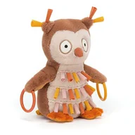 Maskotki i pluszaki - Happihoop Sowa Grzechotka  20X11Cm - miniaturka - grafika 1