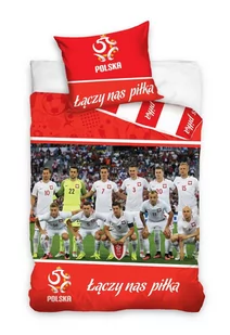 Pościel Pzpn Reprezentacja Polski 160x200cm Zespół - Pościel dla dzieci - miniaturka - grafika 1