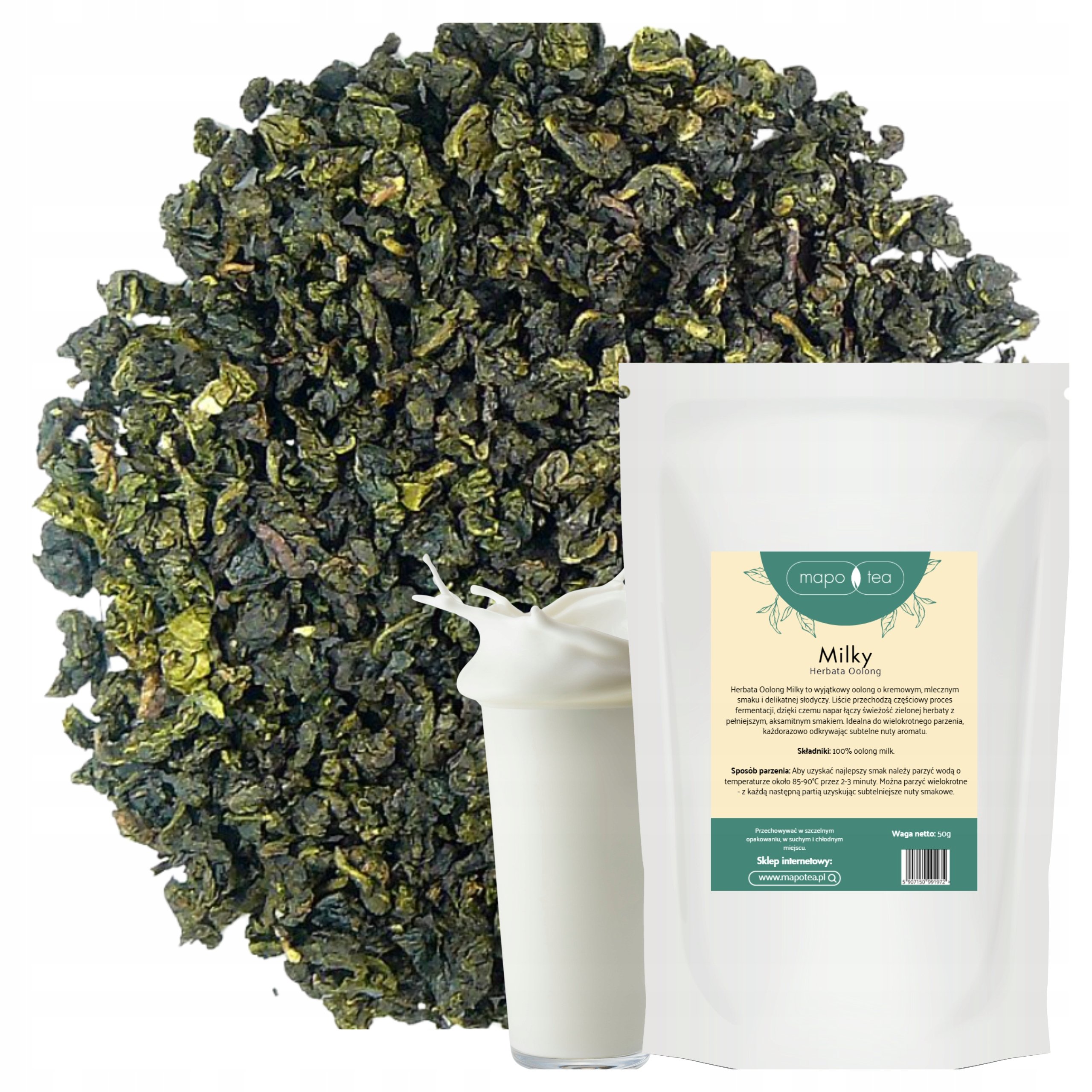 Herbata Milk Oolong Mleczny Liściasta Ulung Milk Oolong Milky 500G