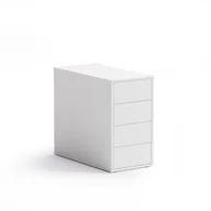 Szafki biurowe - PLAN Kontener biurowy BLOCK White, 4 szuflady 611222 - miniaturka - grafika 1