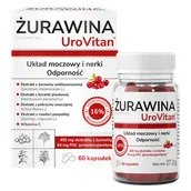 Układ moczowy i płciowy - Żurawina UroVitan, 60 kapsułek - miniaturka - grafika 1
