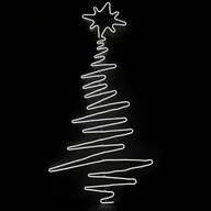 Ozdoby bożonarodzeniowe - Choinka 840 LED ciepły biały 118 x 50 x 1,5 cm - miniaturka - grafika 1