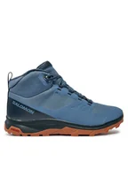 Buty trekkingowe męskie - Salomon Trekkingi Outsnap Cswp L47289800 Niebieski - miniaturka - grafika 1