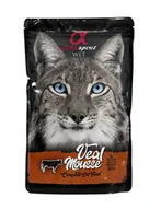 Mokra karma dla kotów - Alpha Spirit Alpha Spirit Mus z cielęciny 12x85g 37535-uniw - miniaturka - grafika 1