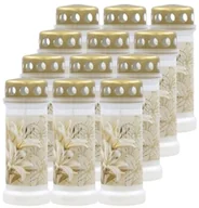 Lampiony i znicze - Znicze plastikowe zalewane BOLSIUS NR 6L Lilia 17cm ~70h 12szt. - miniaturka - grafika 1