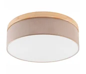 Lampy sufitowe - Brilagi - Lampa sufitowa BELLADONNA 3xE27/15W/230V beżowe/sosna - miniaturka - grafika 1