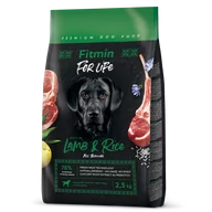 Sucha karma dla psów - FITMIN For Life Adult All Breeds Lamb and Rice 2,5kg - miniaturka - grafika 1