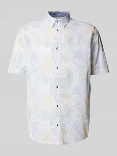 Koszule męskie - Koszula casualowa z kwiatowym wzorem - grafika 1