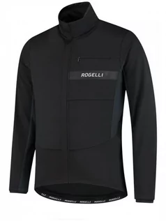 Kurtki męskie - Męska Kurtka Rowerowa Rogelli Barrier Witerjacket  | Black - Rozmiar Xxxl - grafika 1