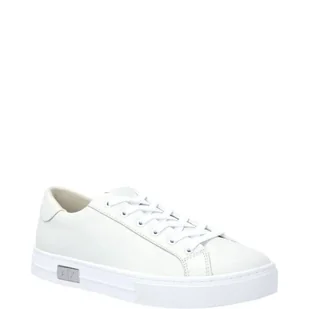 Armani Exchange Skórzane trampki - Trampki damskie - miniaturka - grafika 1