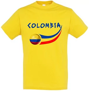 Koszulki męskie - Supportershop supportershop 4 T-Shirt kolumbia, żółty, s 5060542522052 - grafika 1