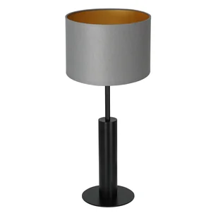 Luminex Table lamps 3679 Lampa stołowa lampka 1x60W E27 czarny/szary/złoty - Lampy stojące - miniaturka - grafika 1
