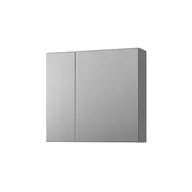 Szafki łazienkowe - Szafka łazienkowa wisząca z lustrem Krofam Arco 60 cm grafit mat 149-0116 - miniaturka - grafika 1