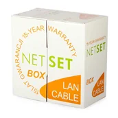 Kable miedziane - Przewód UTP NetSet kat.5e, zewnętrzny, żelowany 305m - miniaturka - grafika 1