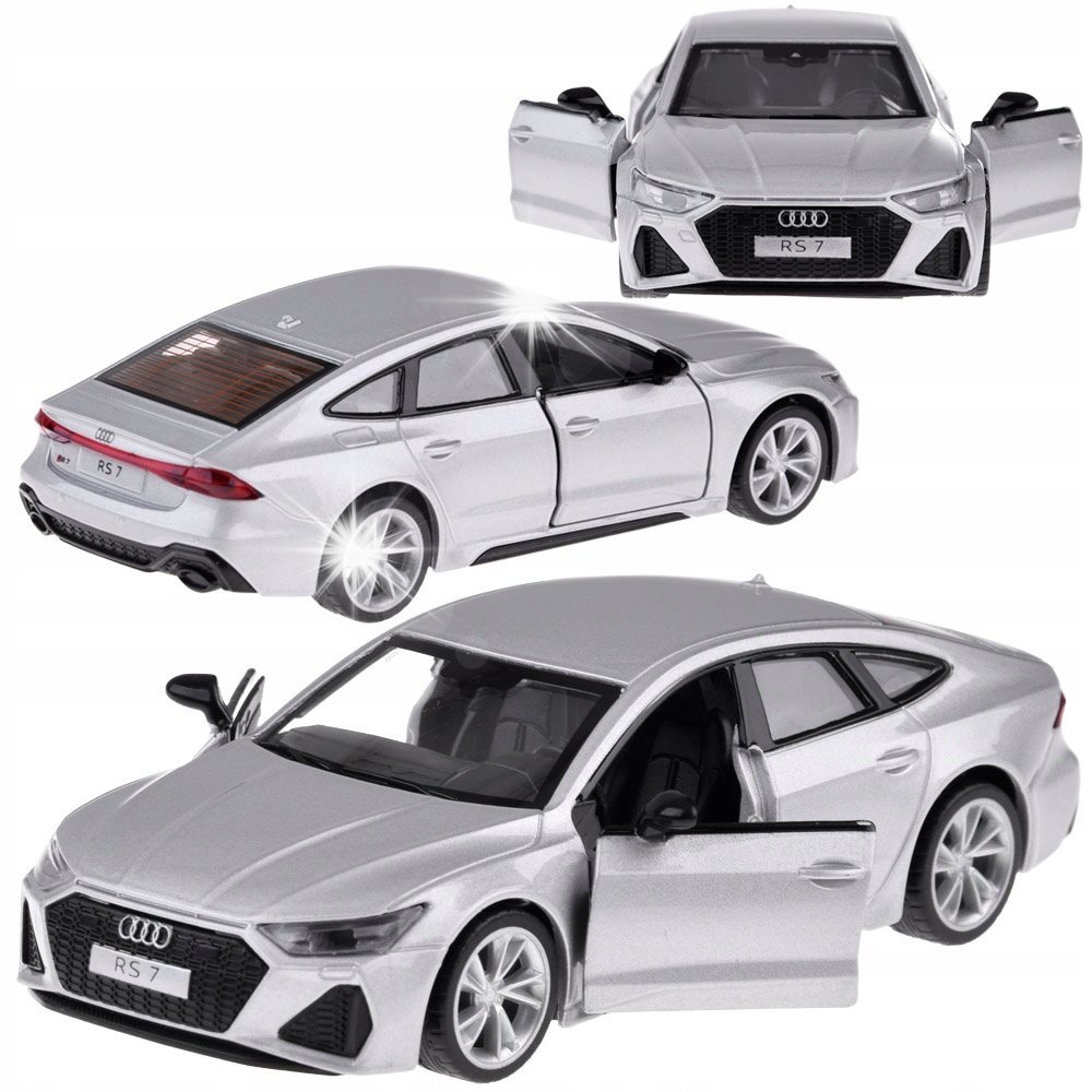 Auto metalowe model Audi RS 7 Sportback skala 1:35 dźwięki światła ZA4615