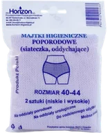 Bielizna lecznicza - Horizon Majtki higieniczne poporodowe siatkowe 40-44, 2 sztuki - miniaturka - grafika 1
