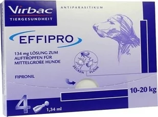 Virbac Effipro M 1 x 1,34 ml Pies - Artykuły przeciw pasożytom - miniaturka - grafika 1