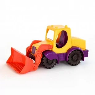 B.Toys B Toys Mini Koparka Żółta 18m+ - Samochody i pojazdy dla dzieci - miniaturka - grafika 3