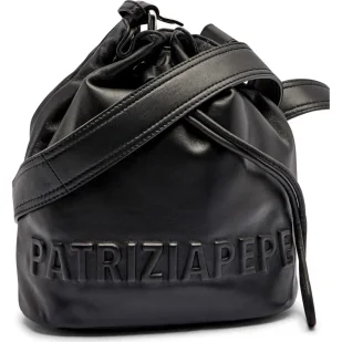 Patrizia Pepe Skórzany worek - Plecaki worki - miniaturka - grafika 1