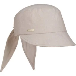 Czapka z Daszkiem Cotton Chambray by Seeberger, beżowy, One Size - Czapki męskie - miniaturka - grafika 1