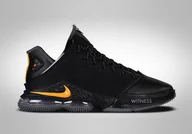 Koszykówka - Nike Lebron 19 Low Black University Gold - miniaturka - grafika 1
