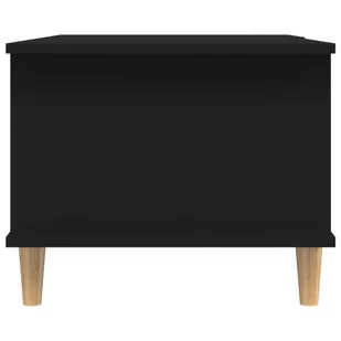 Lumarko Stolik kawowy, czarny, 90x50x40 cm, materiał drewnopochodny - Ławy i stoliki kawowe - miniaturka - grafika 8