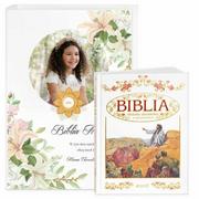 Religia i religioznawstwo - Biblia w etui z nadrukiem i Twoim zdjęciem dla dziewczynki na komunię - miniaturka - grafika 1