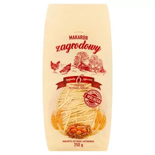 Makaron zagrodowy 6 jajeczny krajanka 250 g - Makaron - miniaturka - grafika 1